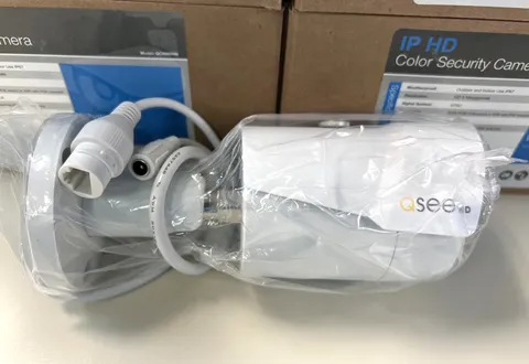Q-See 5MP IP Series HD POE Network Security Camera QCN8099B White w/60' Cable