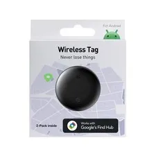 Android Air Tracker Tag 2 Pack: Smart Tracker(2026), Works with Goo... Fast Ship