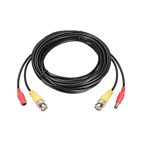 5M 16ft CCTV Camera BNC DC Male to Female Power Video Extension Cable