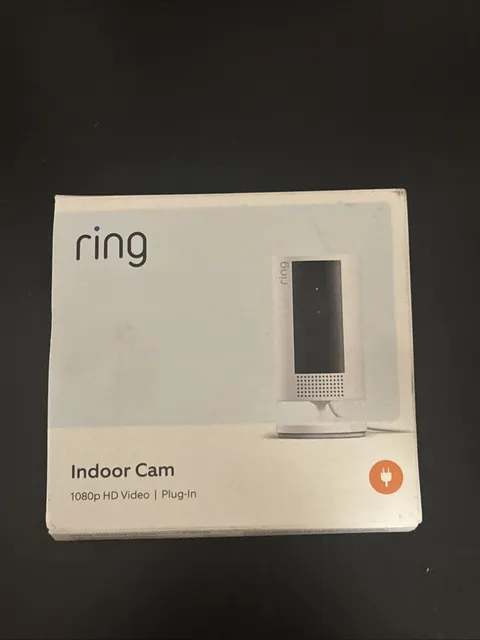 Ring Indoor Cam 1080p HD Video Plug‑In Security Camera (2nd Gen) - NEW / SEALED