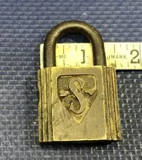 Slaymaker Brass Padlock pad lock vintage