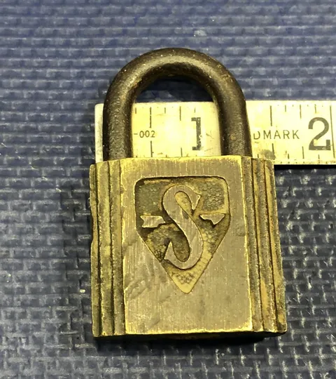 Slaymaker Brass Padlock pad lock vintage