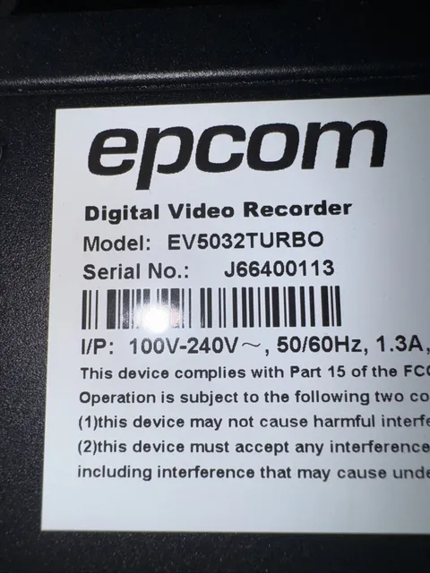 Epcom EV-5032(US) DVR 32 Channels 8MP (4K) TurboHD + 4 Channels IP