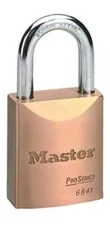 Master Lock 6841WO 1-3/4 in. Body IC Core Padlock Less CYL Brass