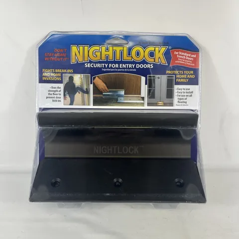 NIGHTLOCK Security Lock Dark Bronze Finish - Standard & French Doors - NEW