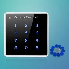 Door RFID ID Card Reader Access Control Keypad + Free10 ID Card Key Fobs