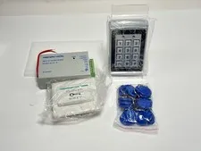 HFeng RFID Door Access Control Keypad Kit 125KHz Power Supply Fobs