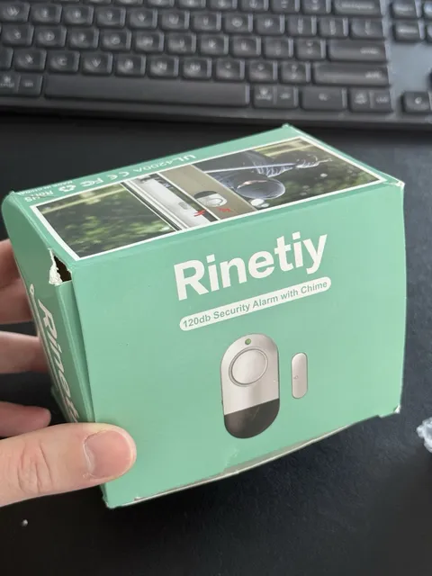 Rinetiy 120db Security Alarm Chime 10 Pack (1 Used, 9 New)