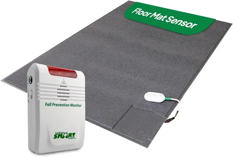 Smart Caregiver Wireless Floor Mat Alarm & Monitor, Door Exit Monitoring | Alert