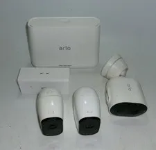 Arlo Security System VMB4000 Base Station + Wireless Cameras – READ – No Cords