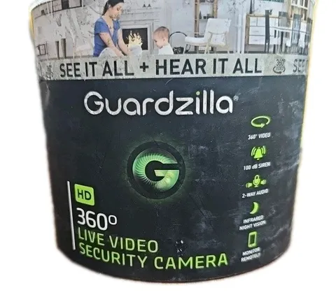 Guardzilla GZ360 360 Wireless Wifi HD Live Video Security Camera