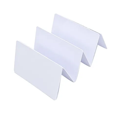 100PCS UHF 860-960Mhz Long Read Range White Card Passive UHF RFID PVC Card7410