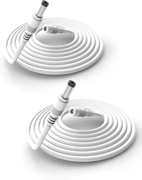 Power Extension Cable 33Ft 10M 5.5mm x 2.1mm DC 5521 Female to Male Compatibl...