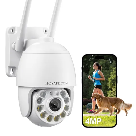 Plug-in Cameras for Home Security 4MP HD, Hosafe WiFi Security Cameras Wirele...