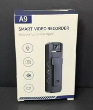 A9 Smart Video Recorder Mini Body Camera Night Vision Noise Reduction Clip-On