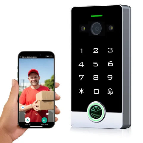 Smart WiFi Video Intercom & Doorbell Tuya Access Control System, All-Metal Fi...