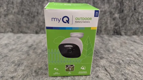 Chamberlain myQ Outdoor Battery Camera 2K Color Night Vision Spotlight 🔥New🔥