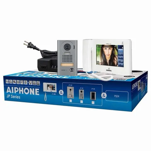 Aiphone JPS-4AED JP Series Video Door Entry Intercom Kit w/ Power Supply