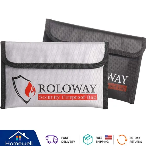 Reliable 5x8 Fireproof & Waterproof Money Bags for Cash and Important Items