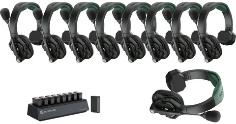 Hollyland Solidcom SE Pro Wireless Intercom System - 9 Headsets