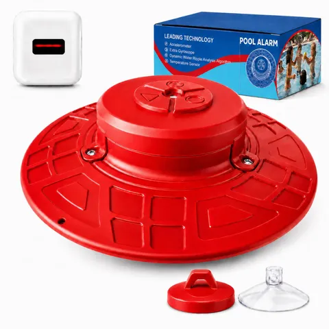 Pool Alarm for Inground & Above Ground Pools with Remote Receiver, 110db Alarm