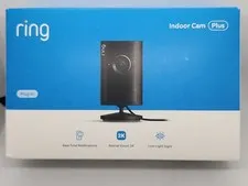 Ring Indoor Cam Plus 2K Retinal Plug-In Security Camera - Black B0DXMSSDHX