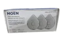 Moen 920-00 Smart Water Detector with Programmable App and Alarm (3-Pack) “READ”