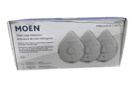 Moen 920-00 Smart Water Detector with Programmable App and Alarm (3-Pack) “READ”