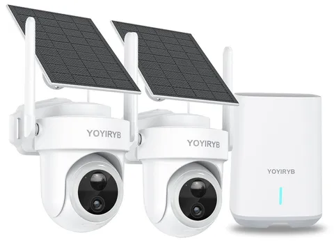 Yoyiryb 4k 8mp Solar 2 Camera Kit 