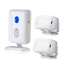 Wireless PIR Motion Sensor Detector Home Store Welcome Buzzer Security Alarm ...