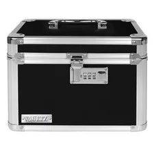 Vaultz Combo Lock Storage Box, Medium Density Fiberboard, 10” x 7.25” x 7.75”