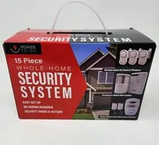 Security System Whole Home 15pc Power To Go *Open Box