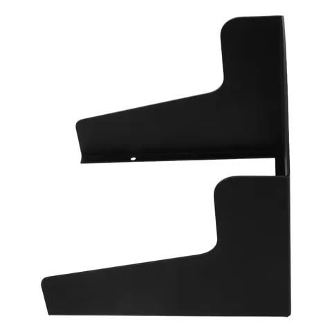 Black Doorbell Cover Plate for Outdoor Use with Windproof and Rainproof Shield