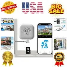 2K 3MP Window Camera, 5GHz & 2.4GHz WiFi Indoor Cameras for Home Security wit...