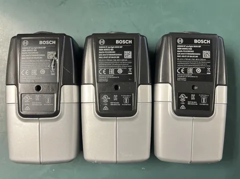 LOT OF 3 Bosch NBN-80052-BA DINION IP Starlight 8000 MP Camera Only