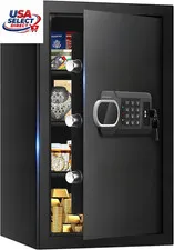 3.4 CUFT Large Fireproof Safe with Electronic Keypad & Spare Key