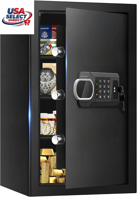 3.4 CUFT Large Fireproof Safe with Electronic Keypad & Spare Key