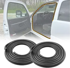 2 PCS Front Door Seal Weatherstrip Compatible with Chevy Silverado Suburban Aval