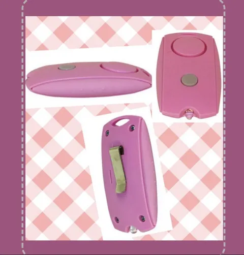 Mini Keychain Personal Safety Security Panic Anti Rape Attack TRAVEL Alarm LED