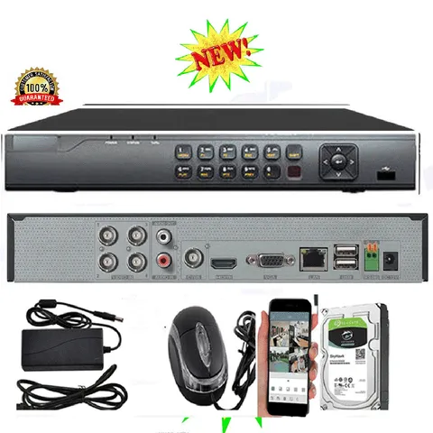 High Definition imag HD-TVI Triple Hybrid DVR support HD 960H Security Camera