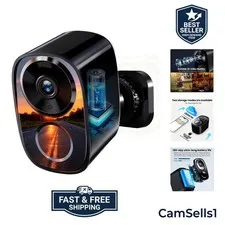 2026 Enhanced 2K UHD Security Cameras Wireless Outdoor – Free Cloud & SD Stor...