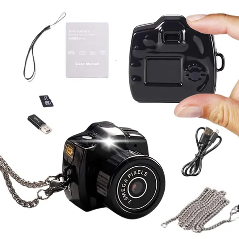 Mini Blind Camera for Kids & Adults, Y2K Aesthetic Gadget Wearable Video Reco...