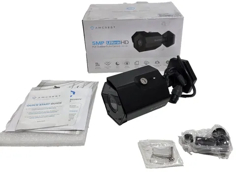 Amcrest ULTRA HD 5MP Outdoor POE Camera  Bullet IP Security Camera IP5M-1173EB