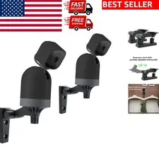 2-Pack Black Wall Mounts for Blink Mini with 180° Adjustable Pan-Tilt Compati...