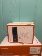 alarm.com slim line doorbell camera