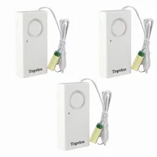 Water Leak Sensor Detector Flood Alarm For Basement Moisture 120db Work Alone
