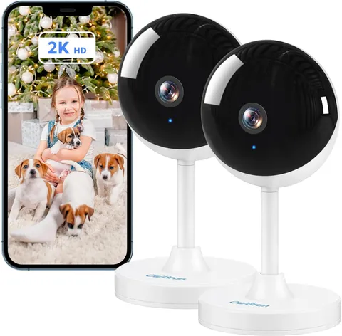 Indoor Security Camera, 2K 3MP Cameras for Home Security | Motion Detection, Pet