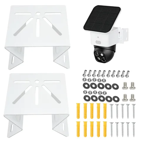 2 Pack Metal Mounting Corner Bracket for , Metal Corner Mount with Eufy SoloC...