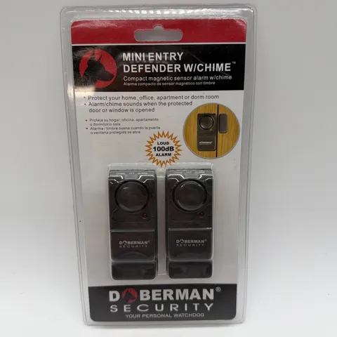 Doberman Security Mini Entry Defender W/Chime Model SE-0129 Factory Sealed