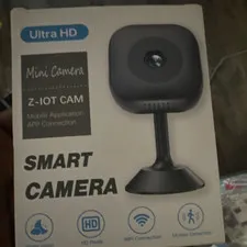 Z-IOT CAM Ultra HD Wi-Fi IP Surveillance Camera Night Vision Motion Detect Black